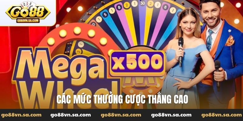 Các mức thưởng cược thắng cao